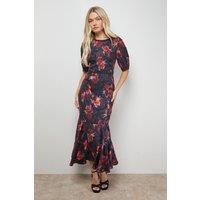 Oasis Floral Midi Dress Womens Occasion Dresses