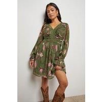 Oasis Multi Mini Dress Womens Daywear Dresses