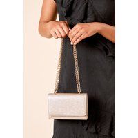 Dorothy Perkins Gold Cross Body Bag Womens Occasion Bags & Purses
