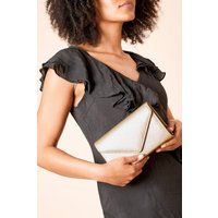 Dorothy Perkins Gold Clutch Womens Occasion Bags & Purses