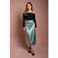 Coast Green Wrap Skirt Womens Occasion Skirts