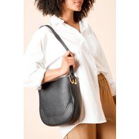 Womens Berlin Faux Leather Shoulder Bag With Pouch