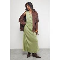 Warehouse Olive Dress Womens Casual Dresses