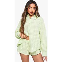 Womens Gingham Shorts
