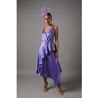 Coast Purple Midi Dress Womens Occasion Dresses