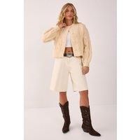 Nastygal Cream Cardigan Womens Daywear Jumpers & Cardigans
