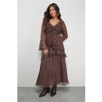 Warehouse Chocolate Dress Womens Casual Dresses
