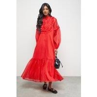 Warehouse Red Dress Womens Casual Dresses