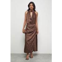 Warehouse Chocolate Dress Womens Party Dresses