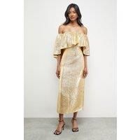 Warehouse Gold Dress Womens Party Dresses
