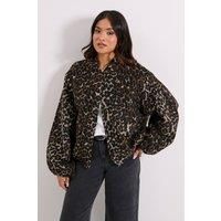 Dorothy Perkins Leopard Coat Womens Daywear Jackets & Coats