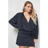 Warehouse Black Dress Womens Party Dresses