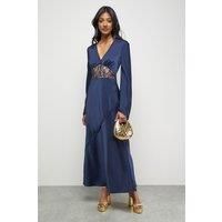 Warehouse Navy Dress Womens Party Dresses