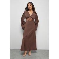 Warehouse Chocolate Dress Womens Party Dresses