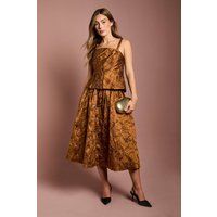 Coast Bronze Midi Skirt Womens Occasion Skirts