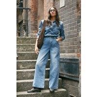 Nastygal Stonewash Boilersuit Womens Daywear Jumpsuits