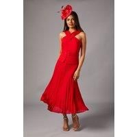 Coast Flame Red Midi Dress Womens Occasion Dresses
