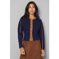 Wallis Navy Cardigan Womens Daywear Jumpers & Cardigans
