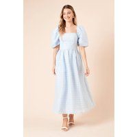 Dorothy Perkins Blue Midi Dress Womens Occasion Dresses