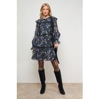 Oasis Black Mini Dress Womens Daywear Dresses