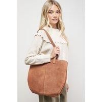 Jas Suede Tote Bag With Multi Handles