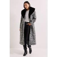 Dorothy Perkins Grey Coat Womens Daywear Jackets & Coats