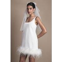 Coast Ivory A-Line Dress Womens Bridal Dresses
