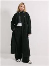 DOROTHY PERKINS Classic Midi Funnel Neck Coat 18