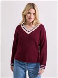 DOROTHY PERKINS Contrast Cricket Jumper M
