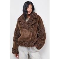 Warehouse Chocolate Coat Womens Casual Jackets & Coats