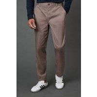 Burton Taupe Chinos Mens Casual Trousers