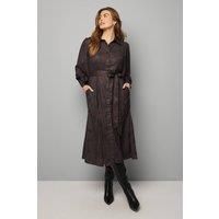 Wallis Chocolate Shirt Dress Womens Daywear Dresses
