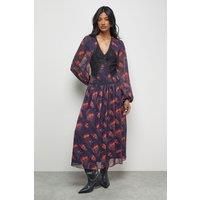 Warehouse Black Maxi Dress Womens Occasion Dresses