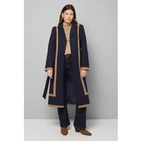 Wallis Navy Coat Womens Daywear Jackets & Coats
