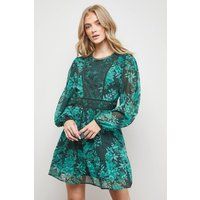 Oasis Floral Dress Womens Daywear Dresses