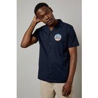 Burton Navy Shirt Mens Casual Shirts