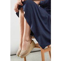 Good For The Sole Taupe Wedges Womens Casual Heels