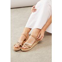 Good For The Sole Taupe Wedges Womens Casual Heels