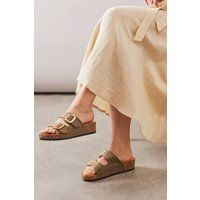 Good For The Sole Khaki Wedges Womens Casual Heels