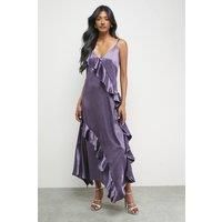 Warehouse Mauve Midi Dress Womens Occasion Dresses