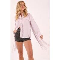 Nastygal Dusty Mauve Shirt Womens Daywear Tops