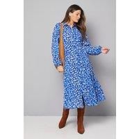 Wallis Blue Shirt Dress Womens Daywear Dresses
