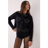 Nastygal Black Cardigan Womens Casual Jumpers & Cardigans