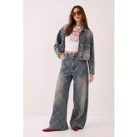 Nastygal Authentic Midwash Straight Jeans Womens Day To Night Jeans