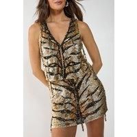 Nastygal Gold Co-Ord Womens Going Out Skirts