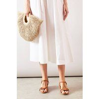 Good For The Sole Tan Heeled Sandals Womens Daywear Heels