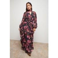 Oasis Black Maxi Dress Womens Daywear Dresses