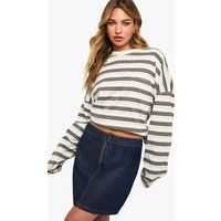 Womens A-Line Denim Skirt