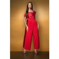 Coast Red Wide Leg Jumpsuit Womens Party Jumpsuits
