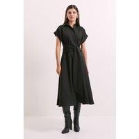 Principles Black Midi Dress Womens Casual Dresses